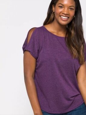 Stitch Fix l Colette Romey Cold Shoulder Knit Top, Medium